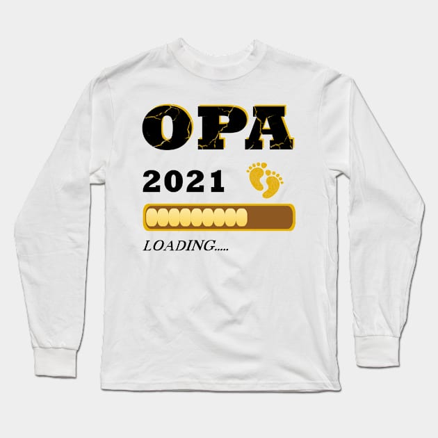 Opa 2021 loading Vater Kind Long Sleeve T-Shirt by JG0815Designs